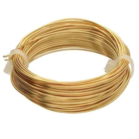 20 gauge German Style Wire - Gold - Medium Hard