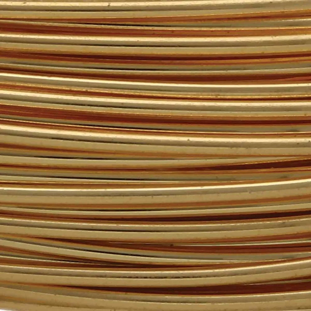 20 gauge German Style Wire - Gold - Medium Hard