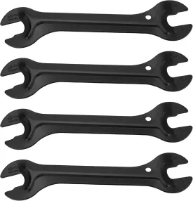 4Pcs 4 Pcs Bike Hub Cone Wrench, Bicycle Pedal Wrench, Spanner Hub Wrench Axle Cone Adjuster Double Side Cycling Repair Removal Tool, 13,14,15,16mm