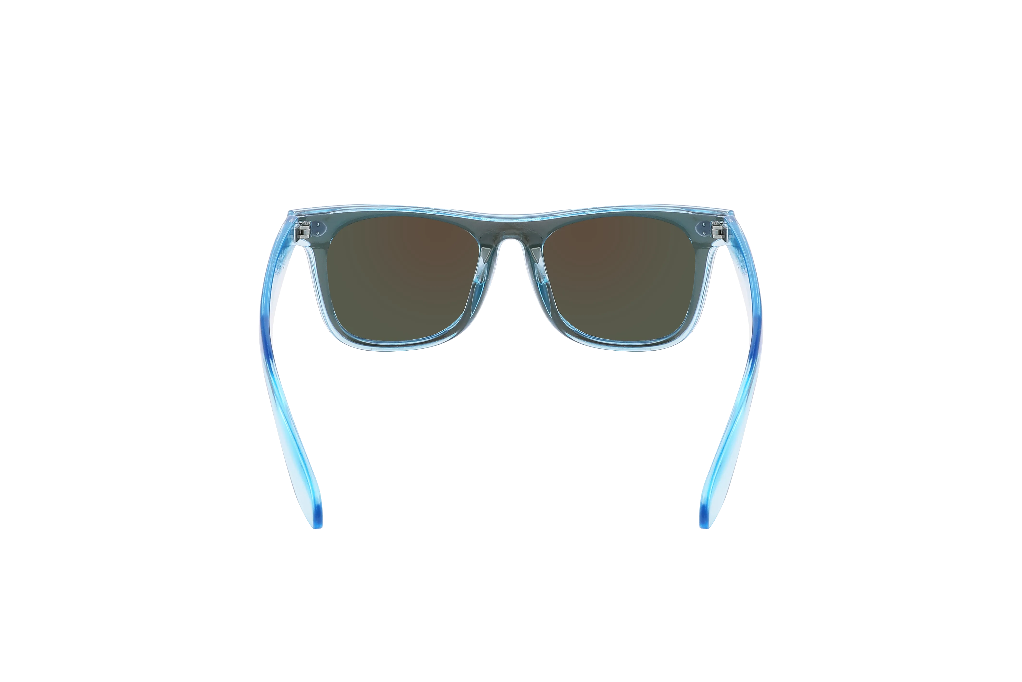 59251-CLR - Retro Trendy Sunglasses w/Clear Colored Frames