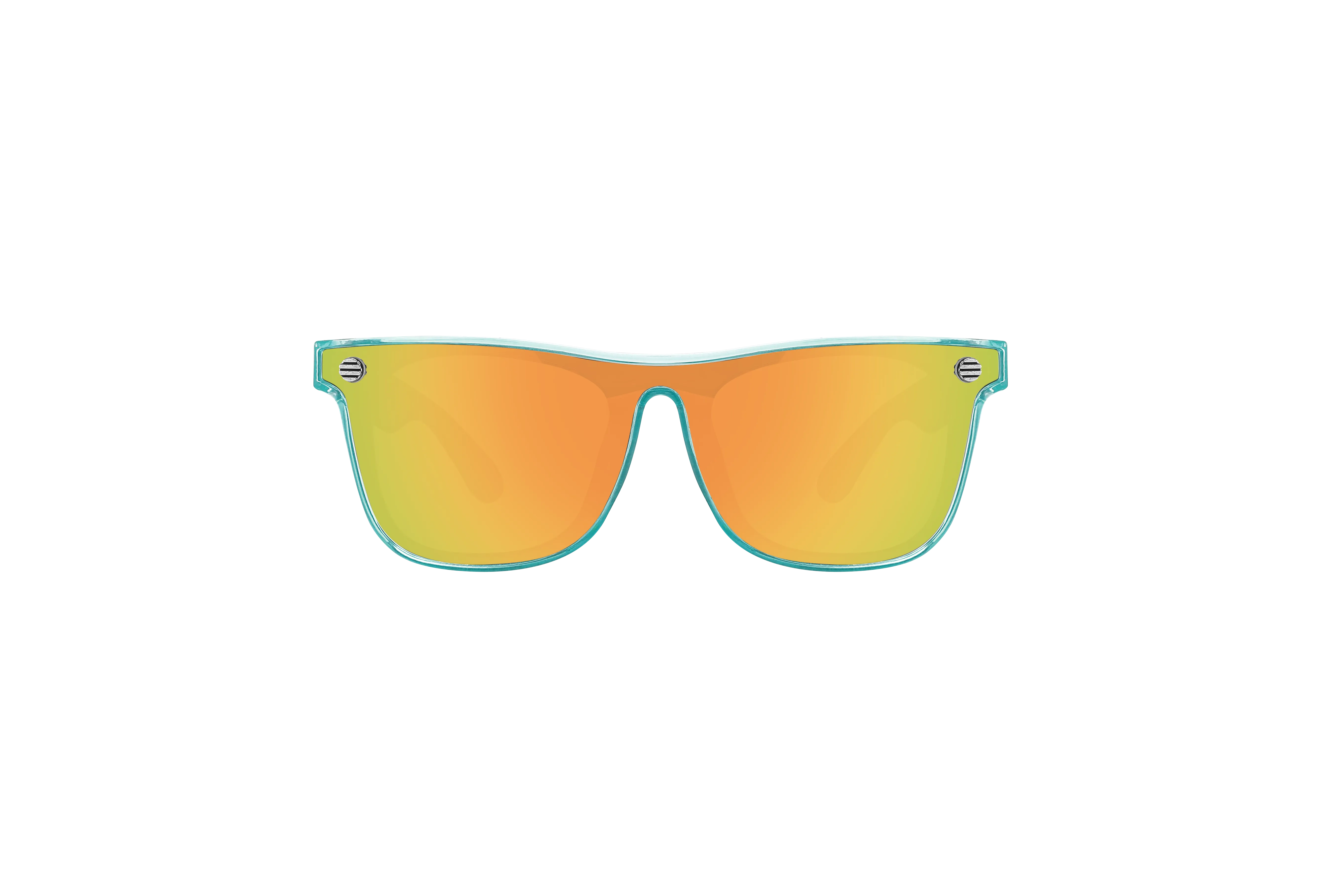 59251-CLR - Retro Trendy Sunglasses w/Clear Colored Frames