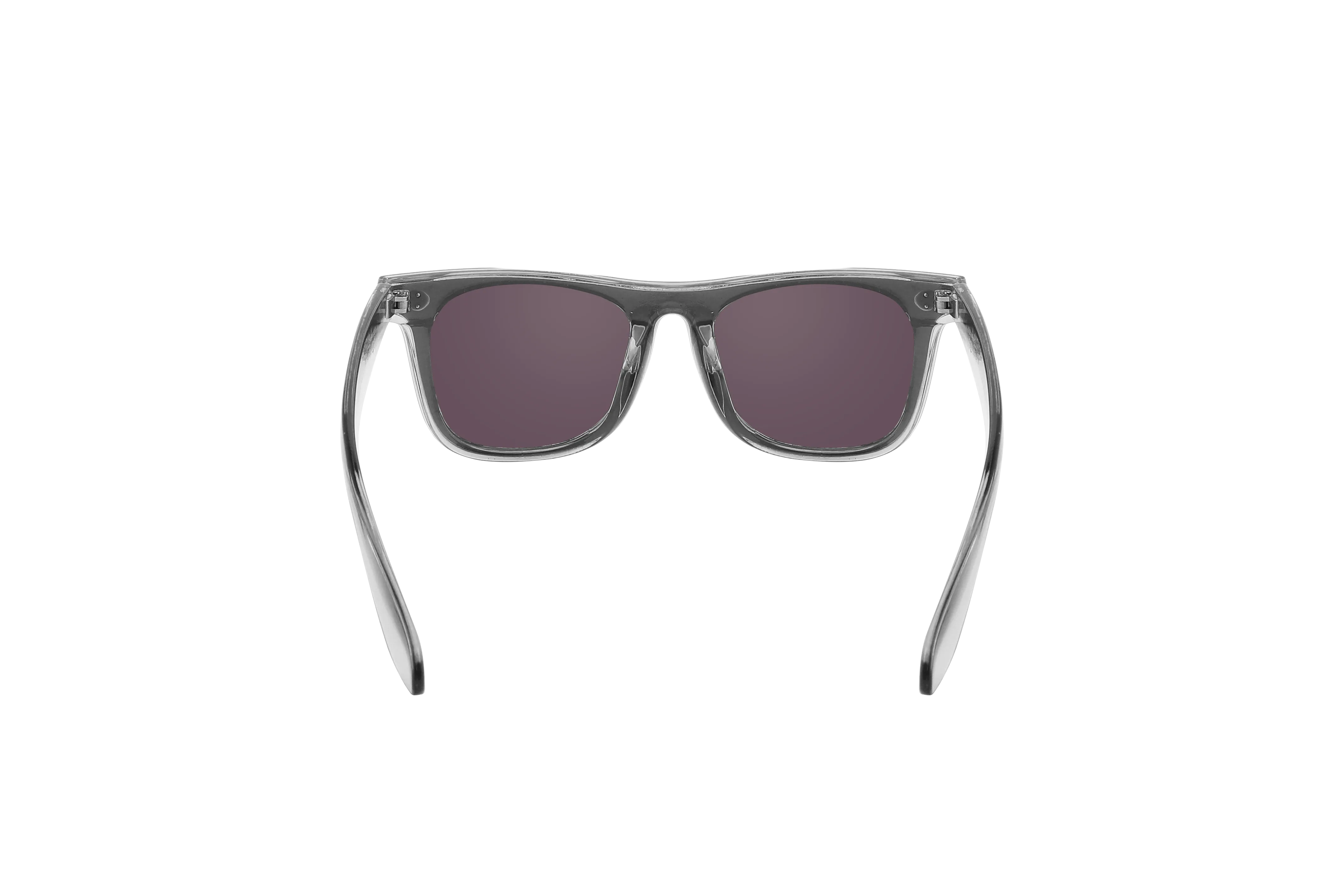 59251-CLR - Retro Trendy Sunglasses w/Clear Colored Frames