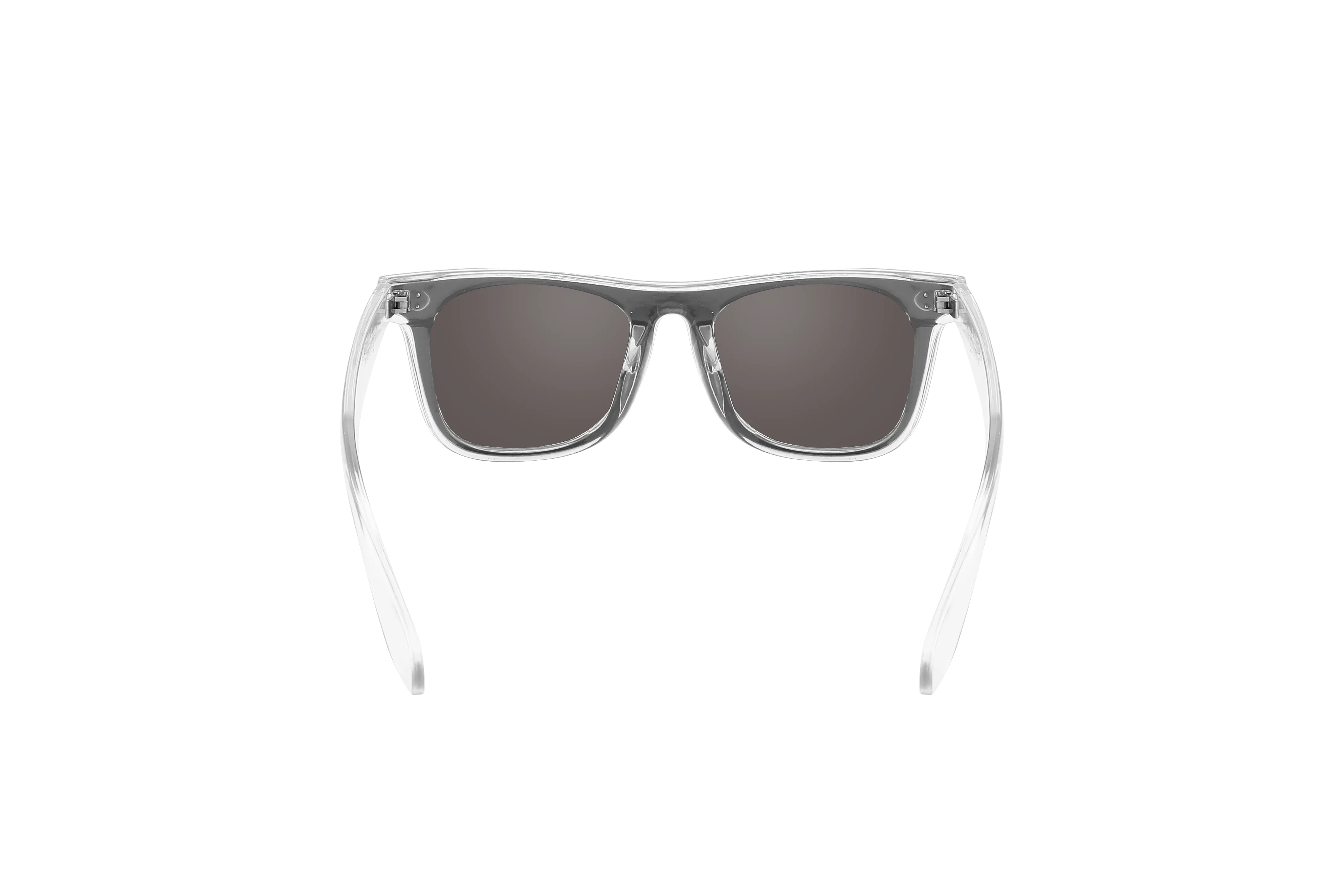 59251-CLR - Retro Trendy Sunglasses w/Clear Colored Frames