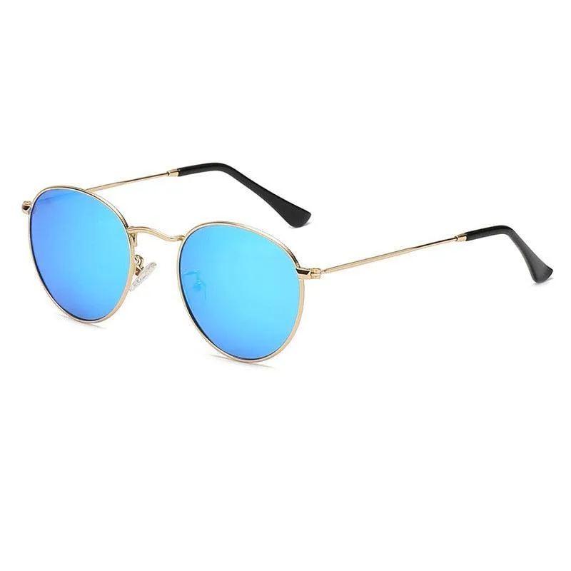 Alina Retro Round Polarized Sunglasses