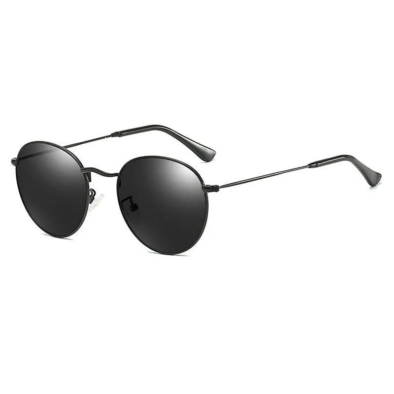 Alina Retro Round Polarized Sunglasses