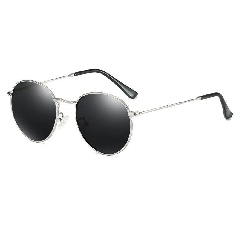 Alina Retro Round Polarized Sunglasses