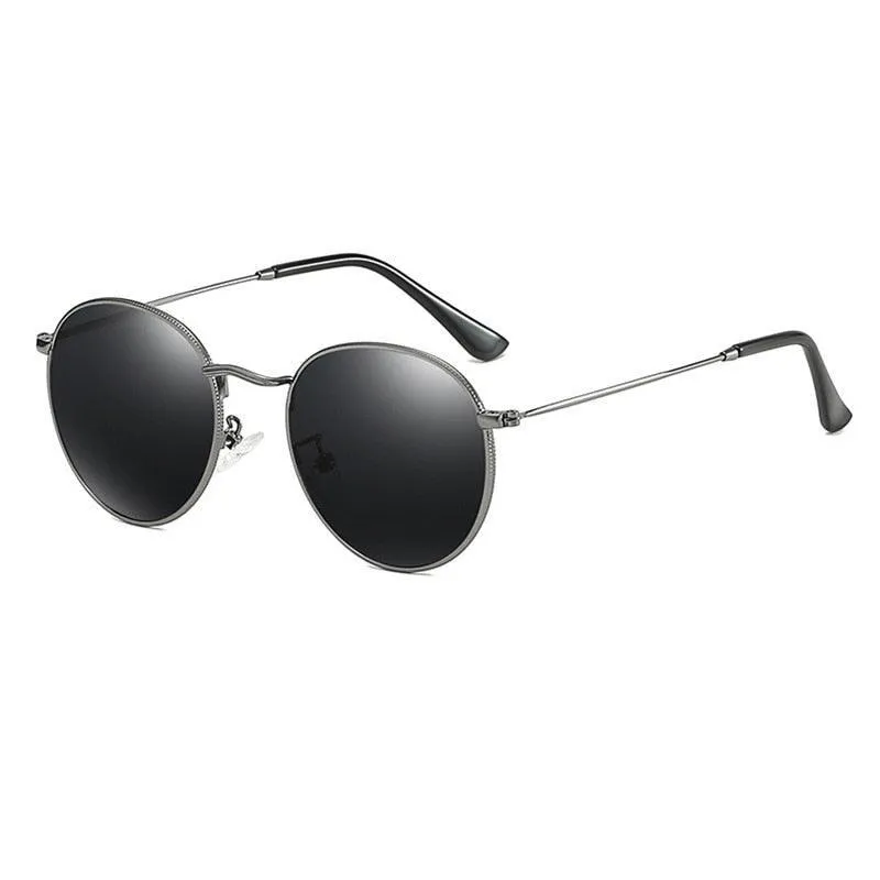 Alina Retro Round Polarized Sunglasses