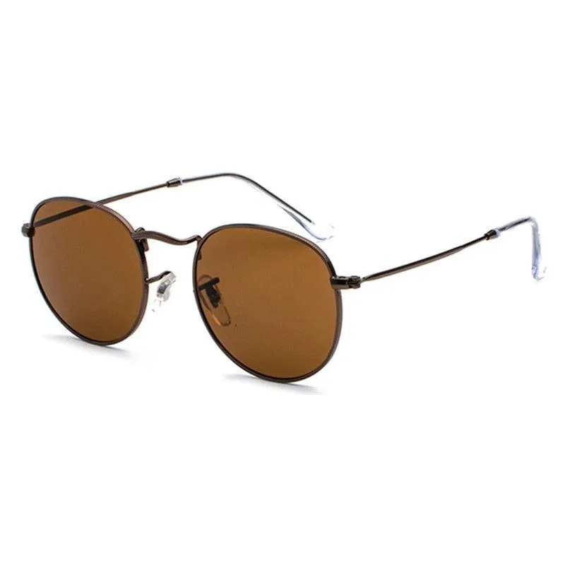 Alina Retro Round Polarized Sunglasses