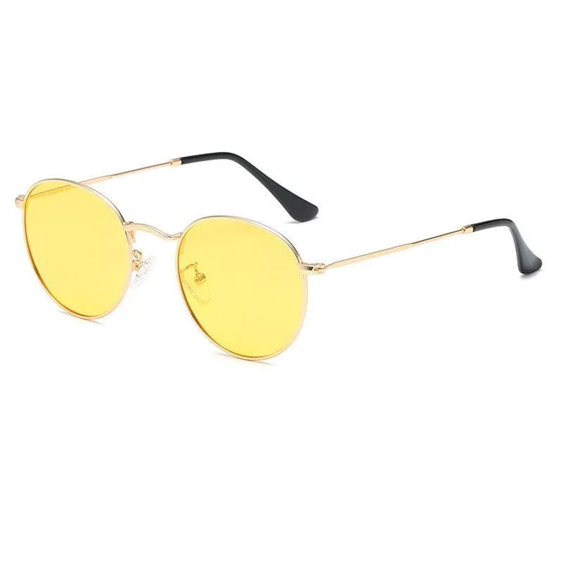 Alina Retro Round Polarized Sunglasses