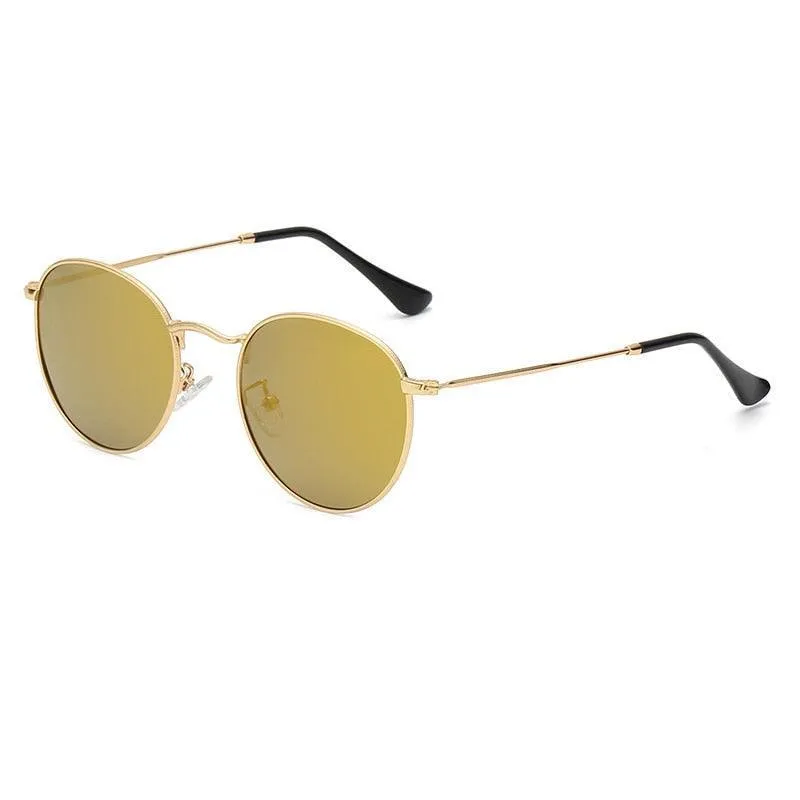 Alina Retro Round Polarized Sunglasses