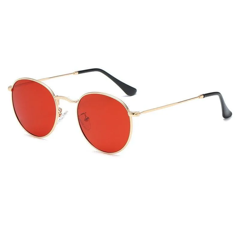 Alina Retro Round Polarized Sunglasses