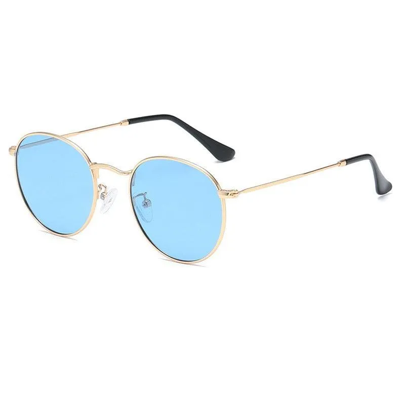 Alina Retro Round Polarized Sunglasses