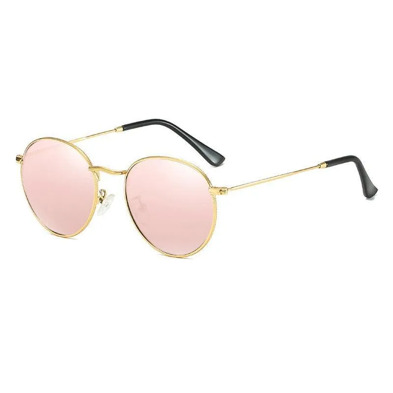 Alina Retro Round Polarized Sunglasses