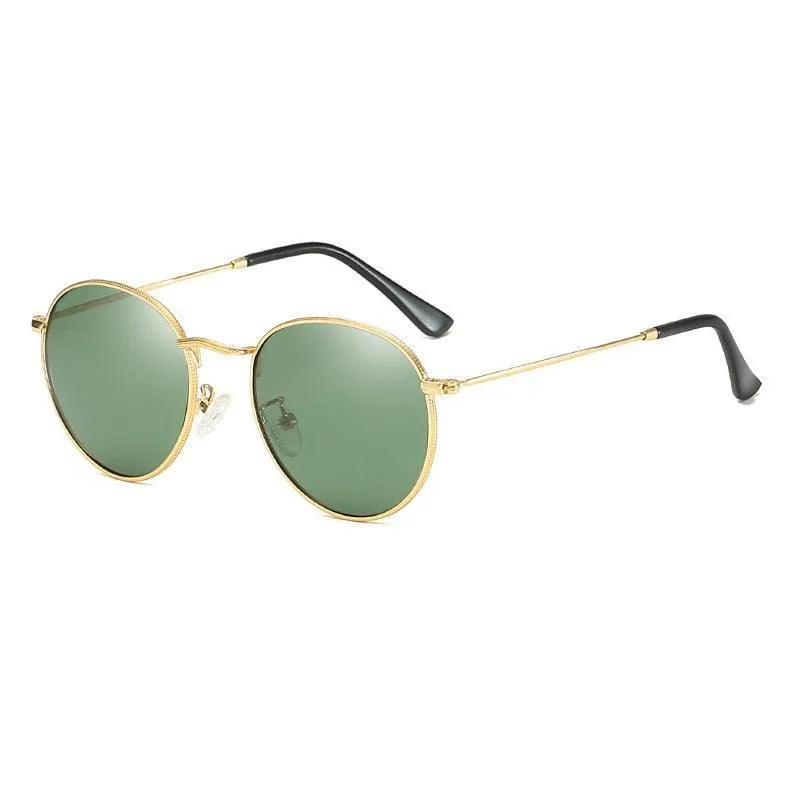 Alina Retro Round Polarized Sunglasses
