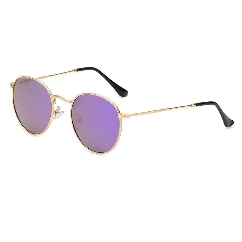 Alina Retro Round Polarized Sunglasses