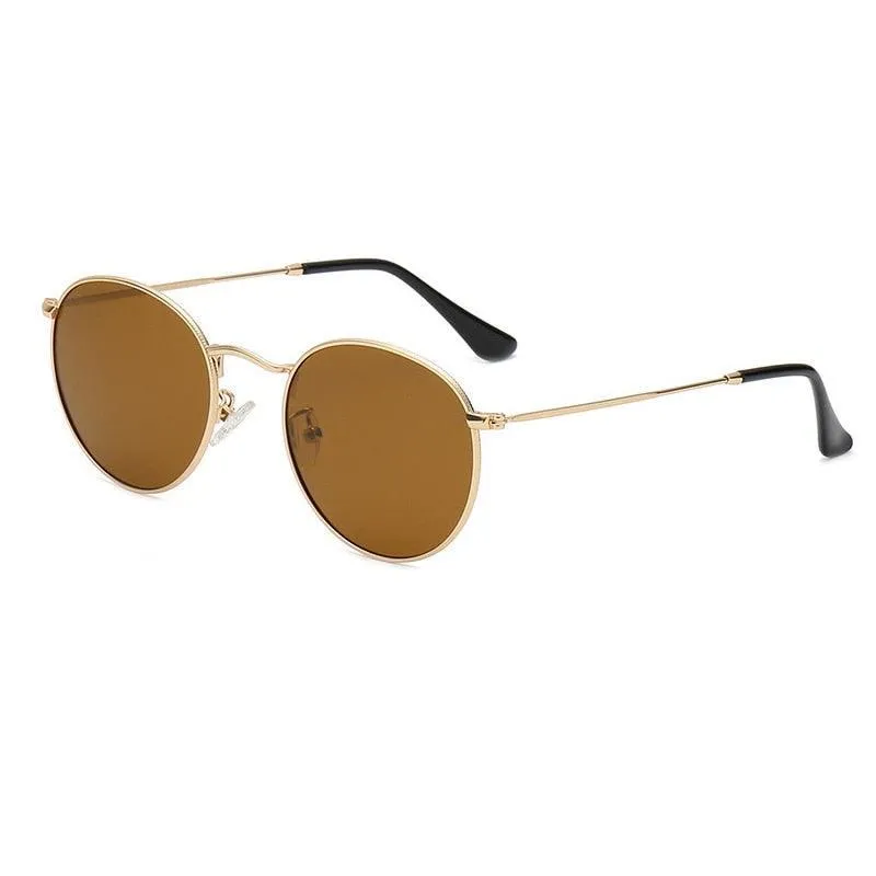 Alina Retro Round Polarized Sunglasses