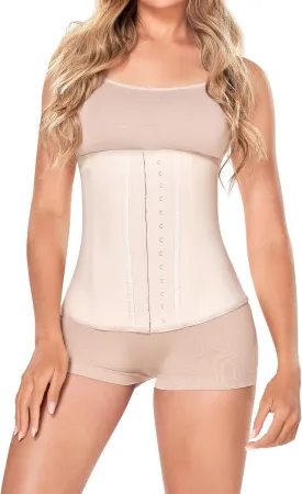 Ann Chery Corset Waist Trainer for Womens Weight Loss - Colombian Waist Cincher - 2 Hook Latex Body Shaper