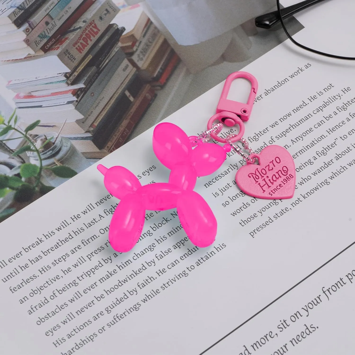 Balloon Dog Keychain Cute Bag Charm Handbag Purse Key Accessories