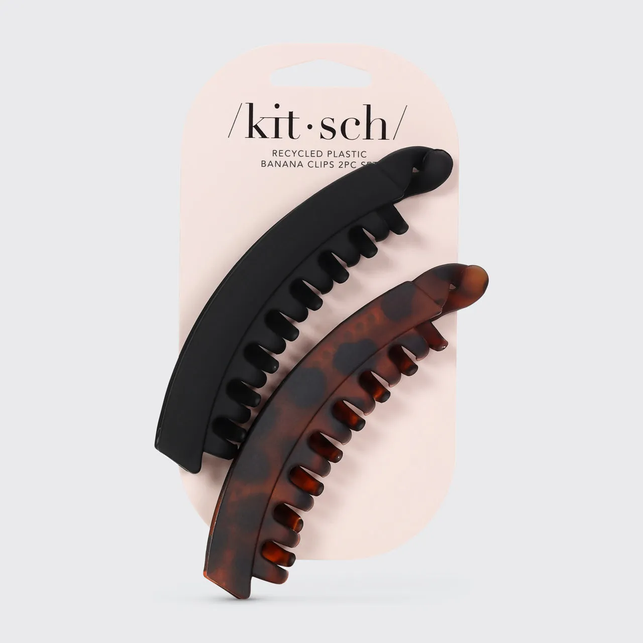 Banana Clip 2pc - Black & Tort from Kitsch