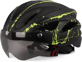 Bike Helmet for Men Women Adult Protective Cycling Helmet with Magnetic Visor for, Roller Skate, Scooter, Electric, Mountain Bike, Skateboards,