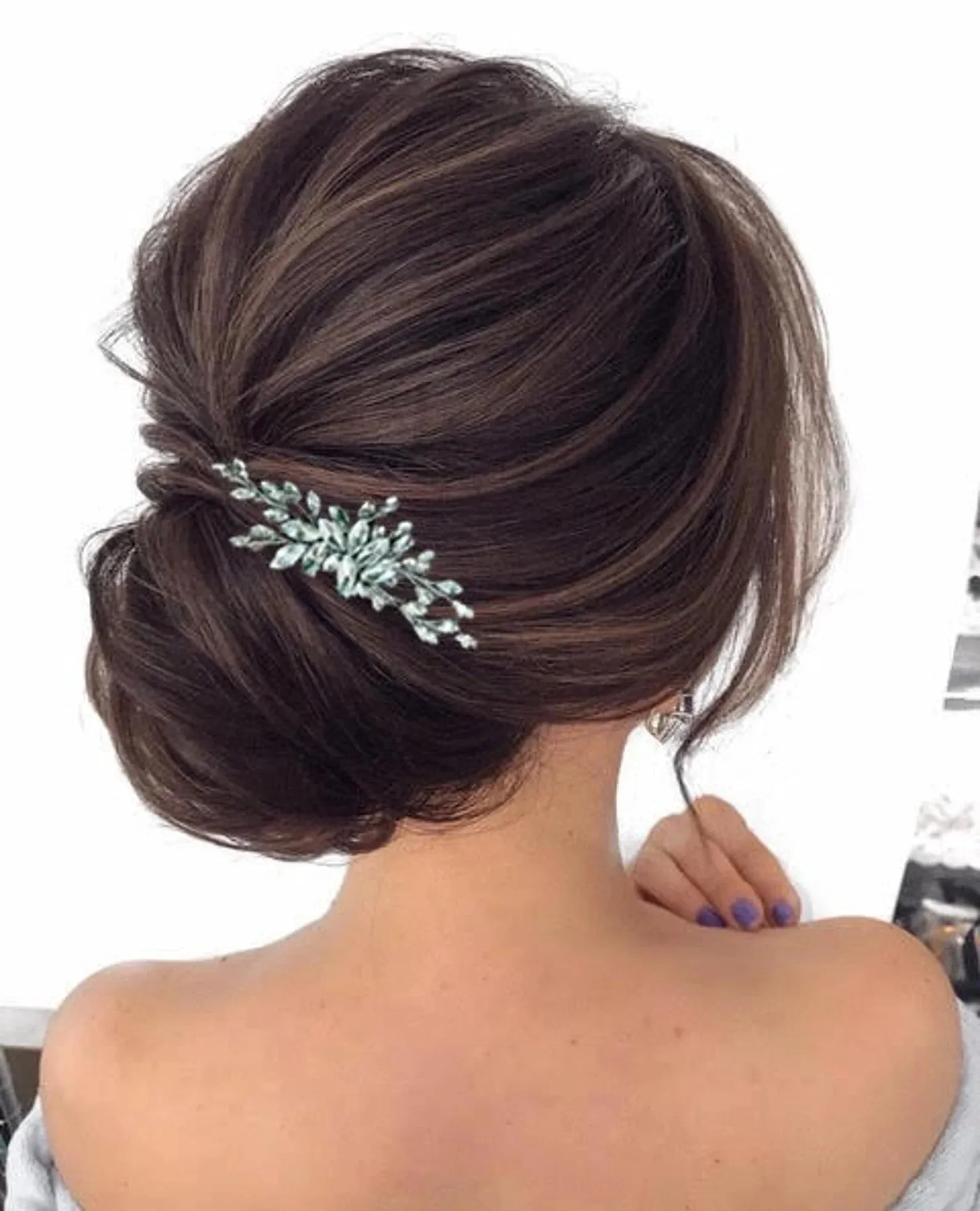 Bridal Crystal Hair Piece - Lisa