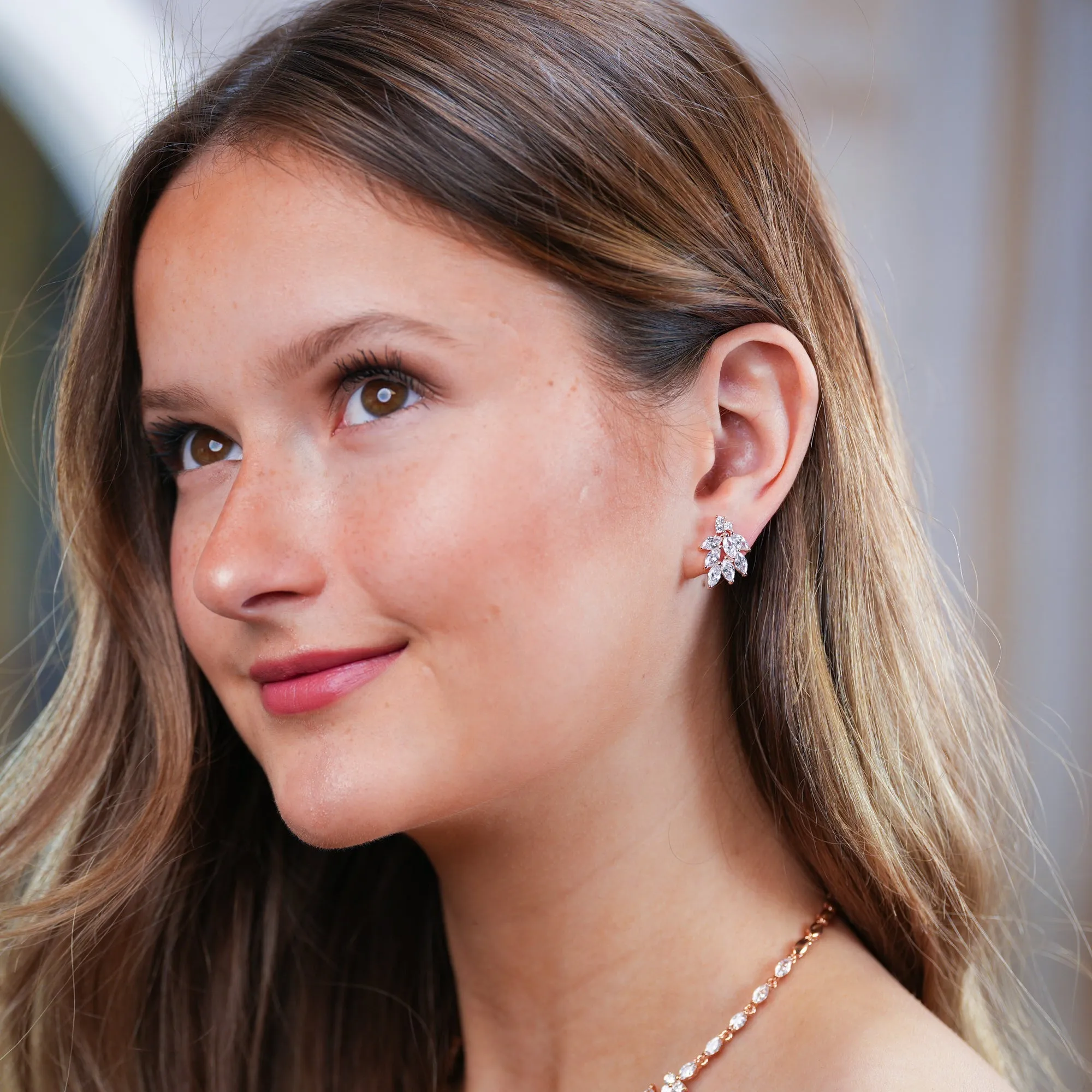 Bridal Crystal Hair Piece - Lisa