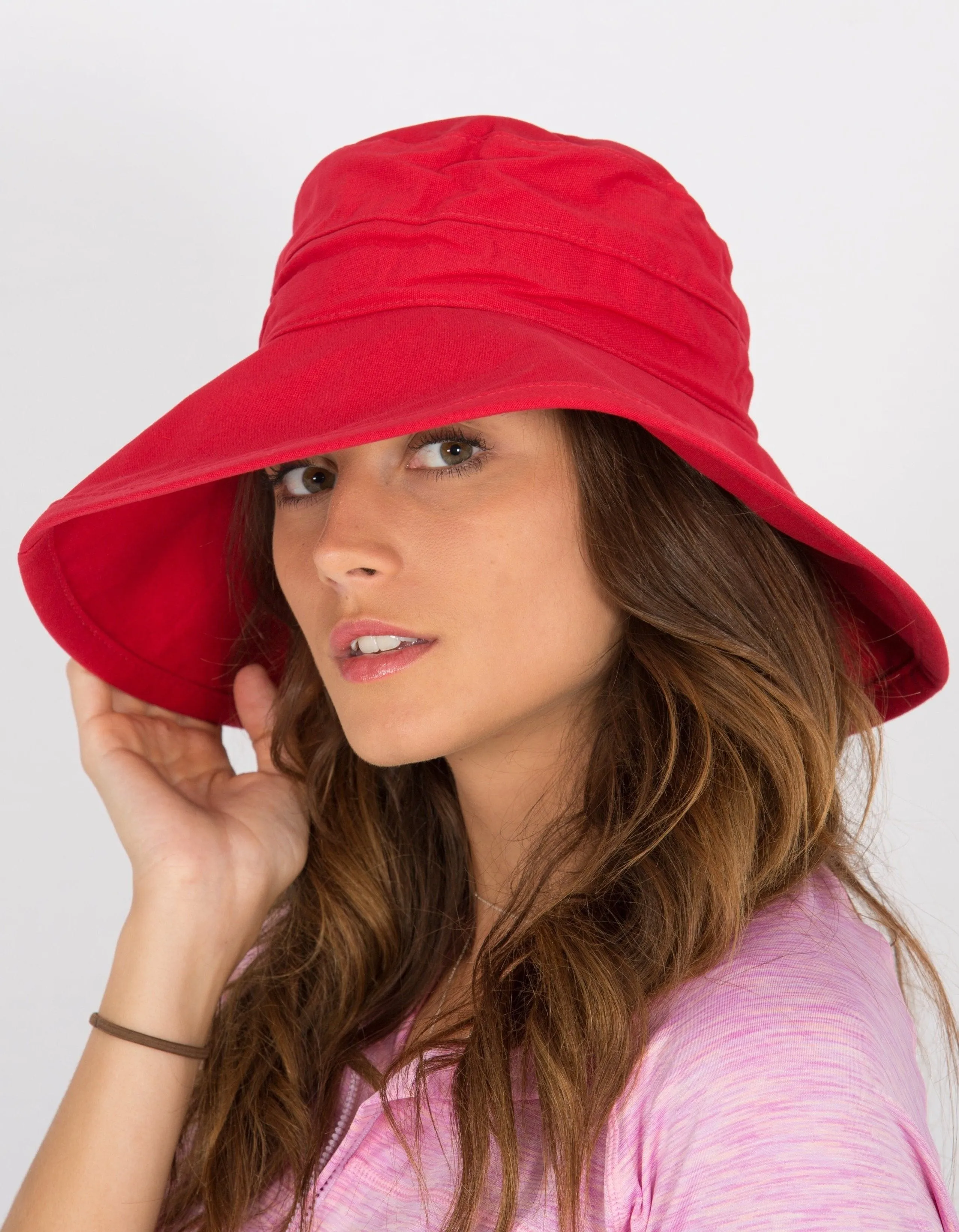 Cancer Council Essential Traveller Sunhat - Poppy