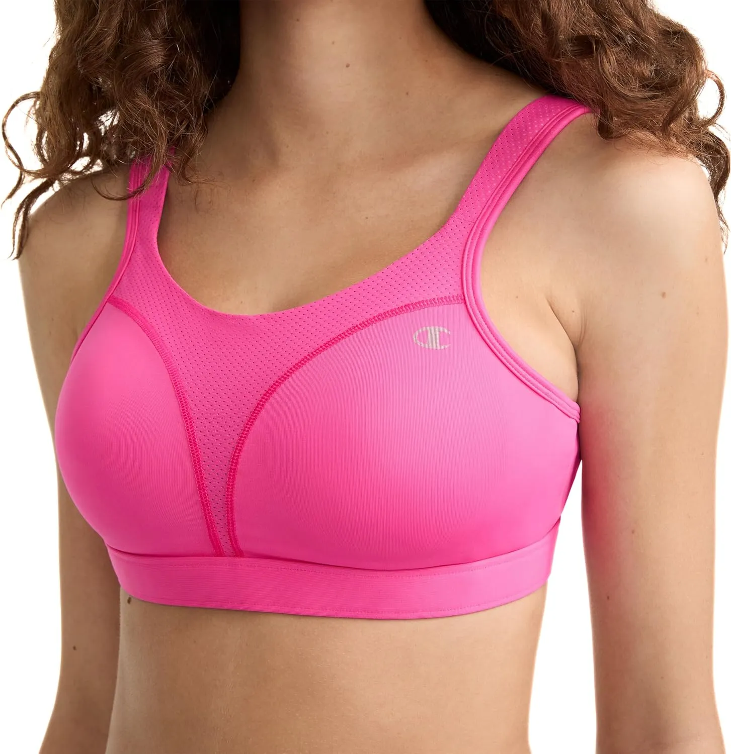 Champion Women's Sports Bra, Spot Comfort, Maximum Support, High-Impact Sports Bra for Women
