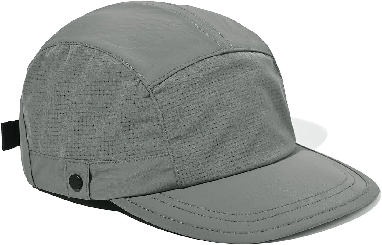 Clakllie Quick Dry 5 Panel Hat Casual Flat Brim Baseball Cap Soft Top Golf Dad Hats Urban Street Trucker Snapback Hat