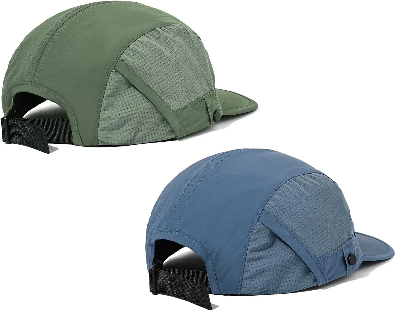Clakllie Quick Dry 5 Panel Hat Casual Flat Brim Baseball Cap Soft Top Golf Dad Hats Urban Street Trucker Snapback Hat