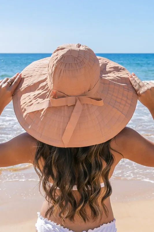 Classic Bow Accent Sunhat Extra Wide Brim *Online Only*