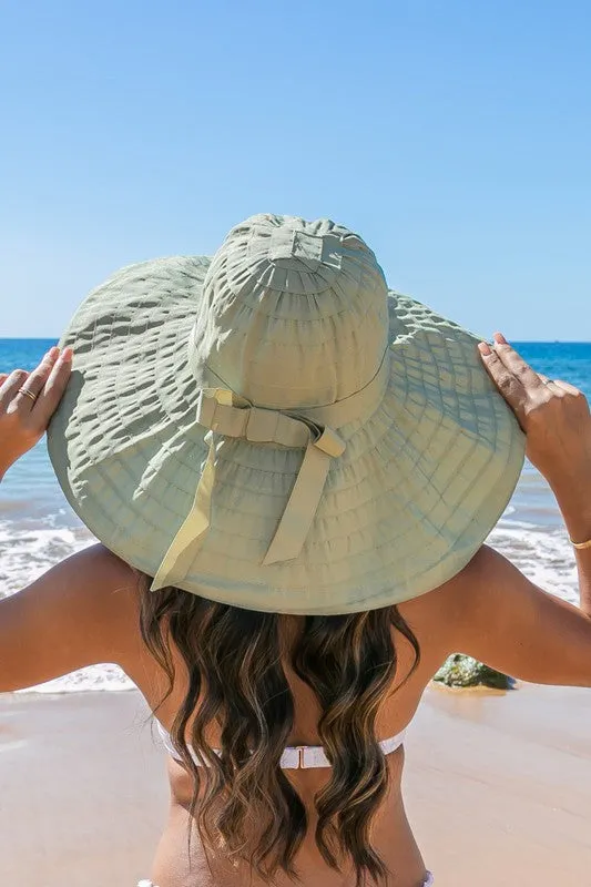 Classic Bow Accent Sunhat Extra Wide Brim *Online Only*