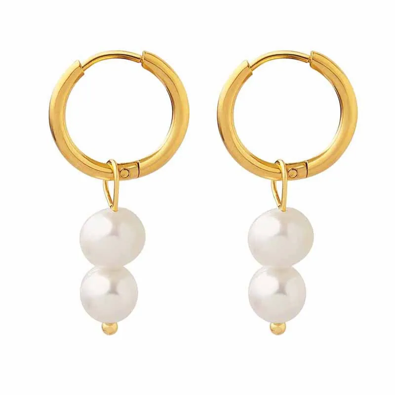 Classic Pearl Drop Earrings