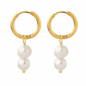Classic Pearl Drop Earrings