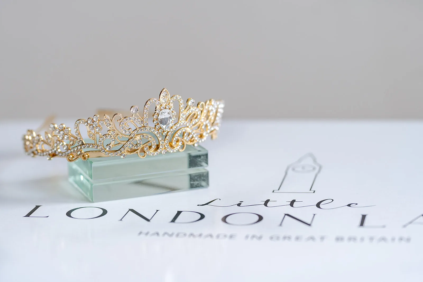 Classic Silver, Gold and Rose Gold Rhinestone Tiara Crown