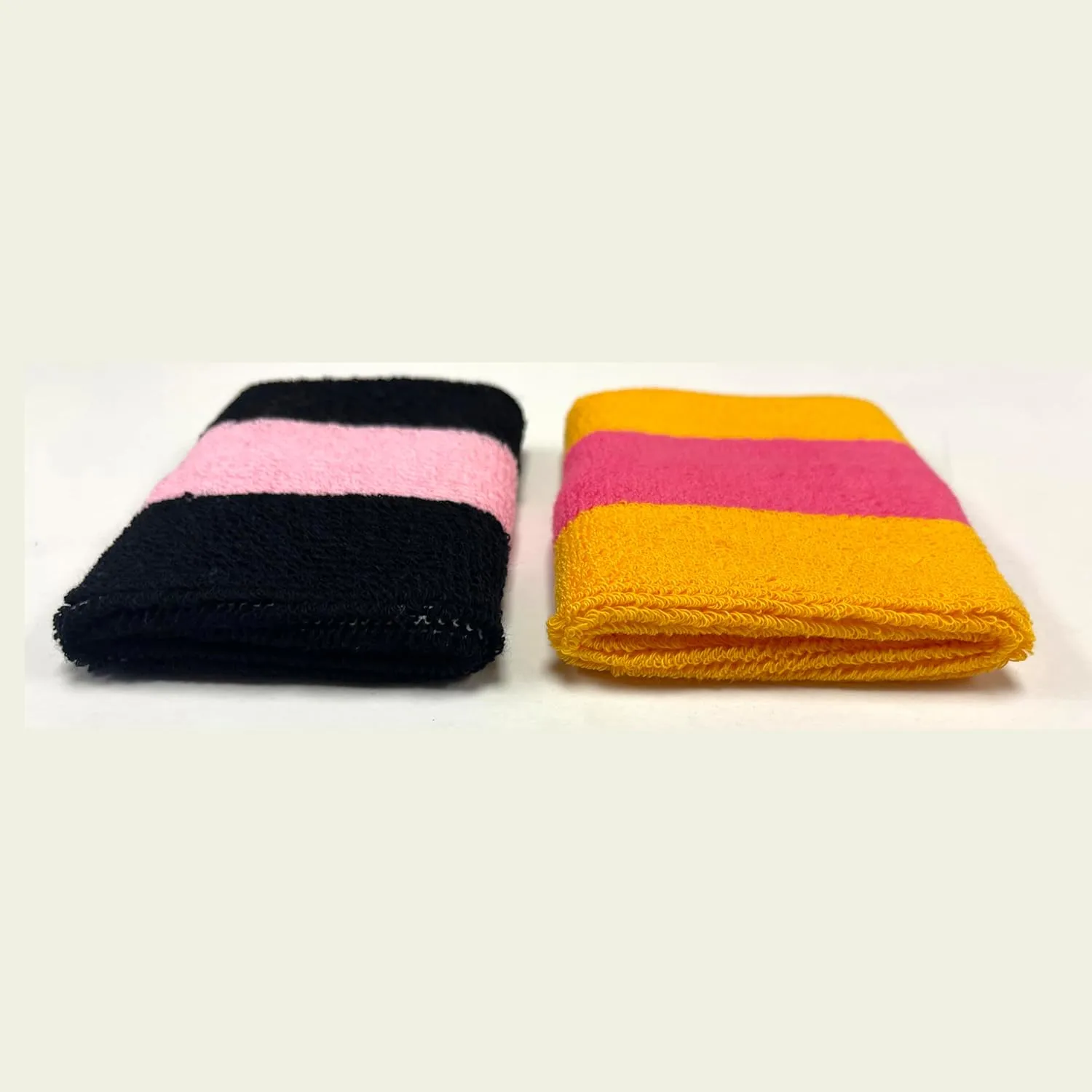 COUVER Sweatband Set Sports Headband Wristband Set Terry Cloth Moisture Wicking Sweat Absorbing Wrist Sweatbands Head Sweatband