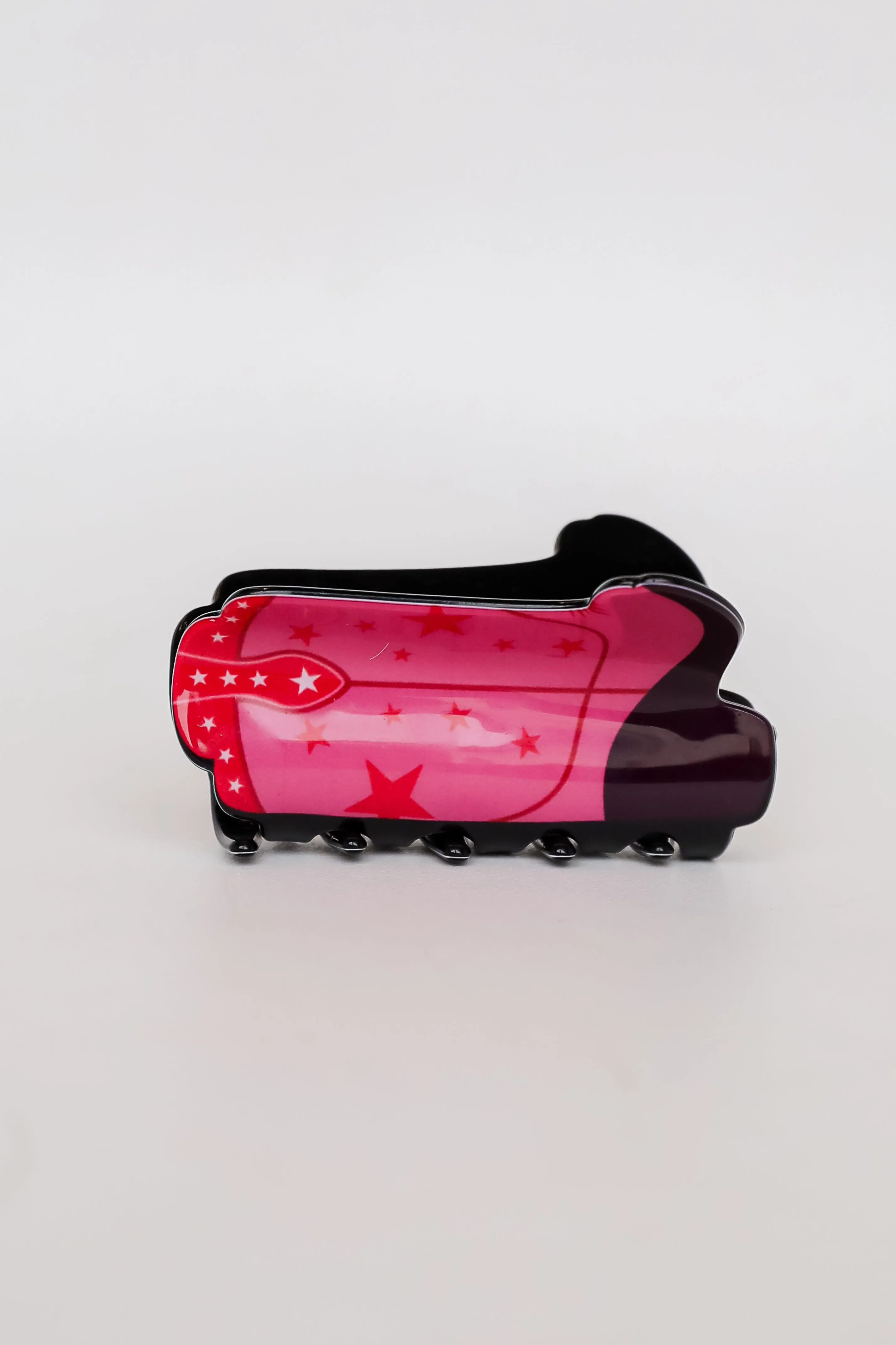 FINAL SALE - Gone Out West Pink Cowboy Boot Claw Hair Clip