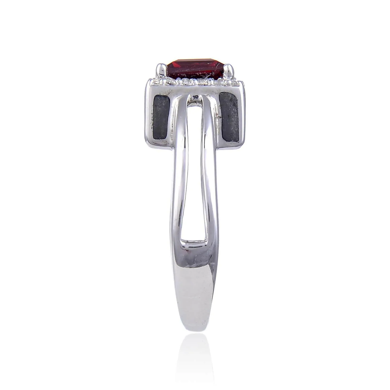 Garnet Chunky Fashion Ring
