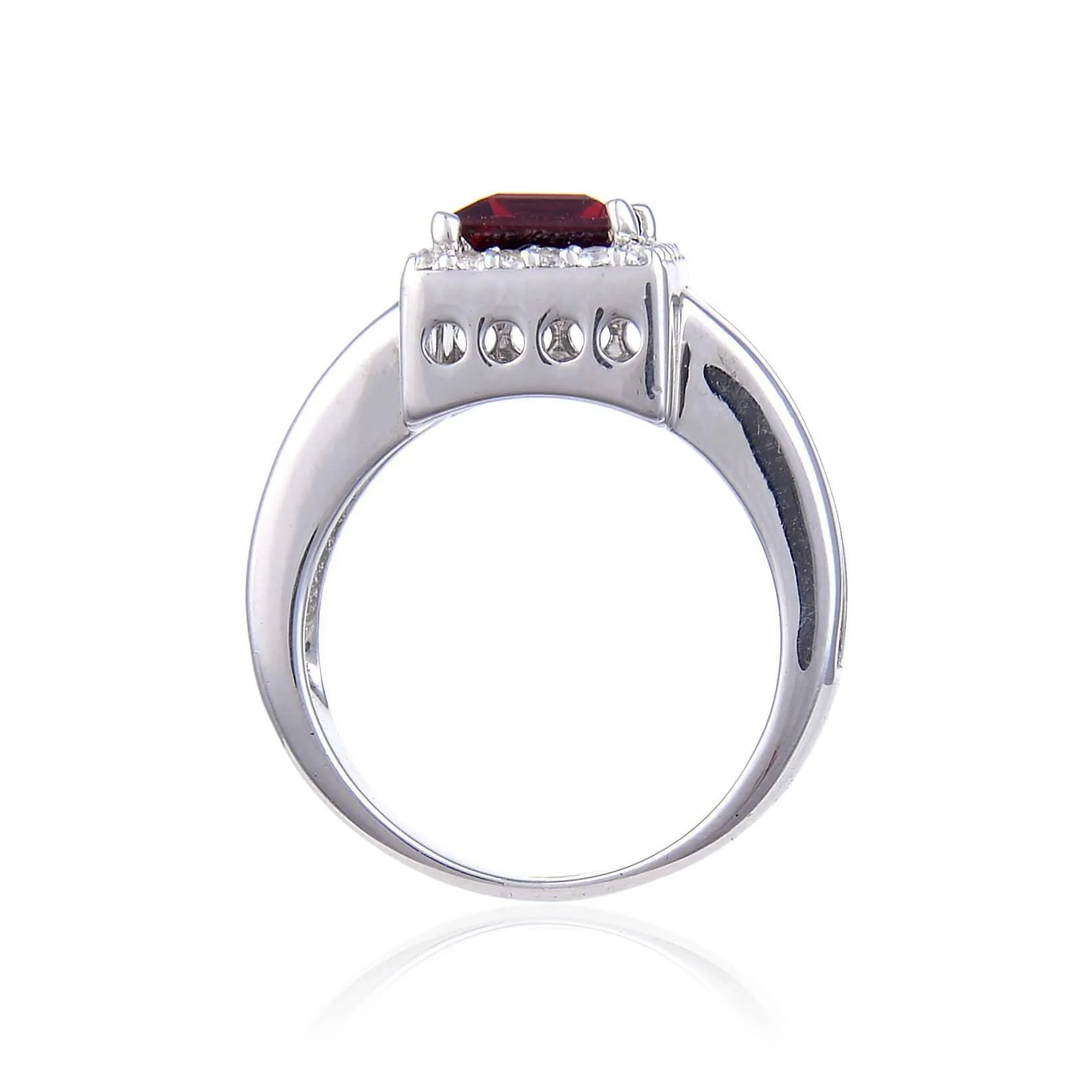 Garnet Chunky Fashion Ring