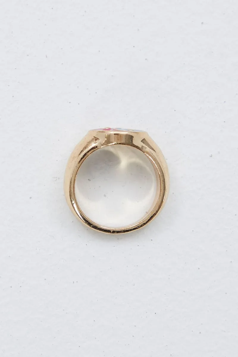 Gold Yin Yang Ring
