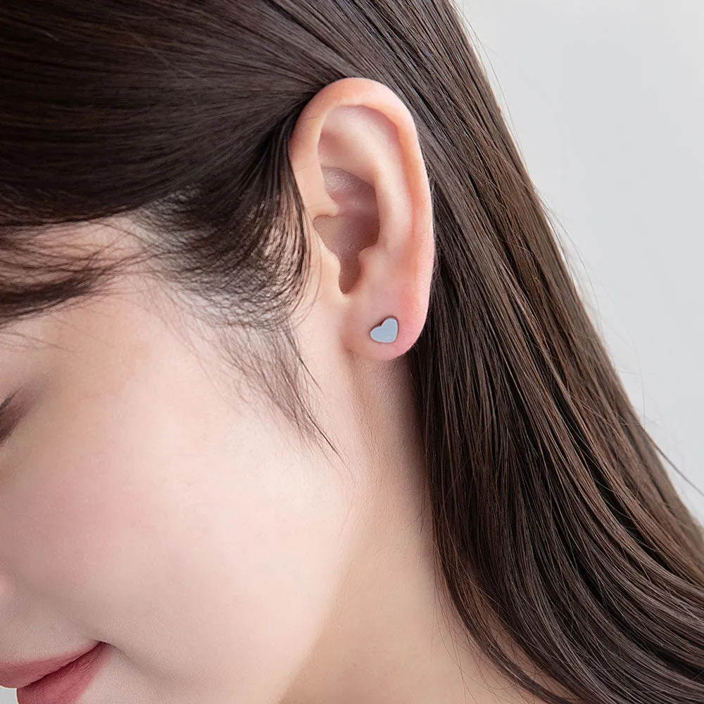 Heart Stud Earring Set