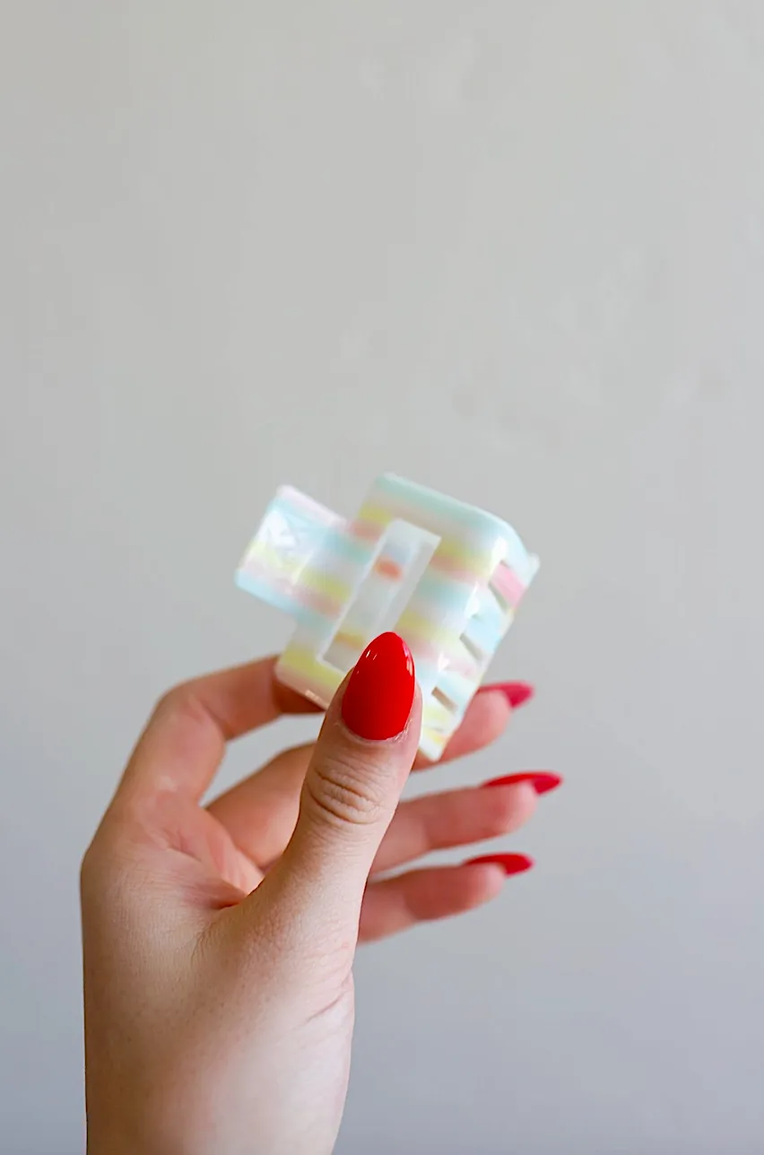 kaxi acrylic square claw clip