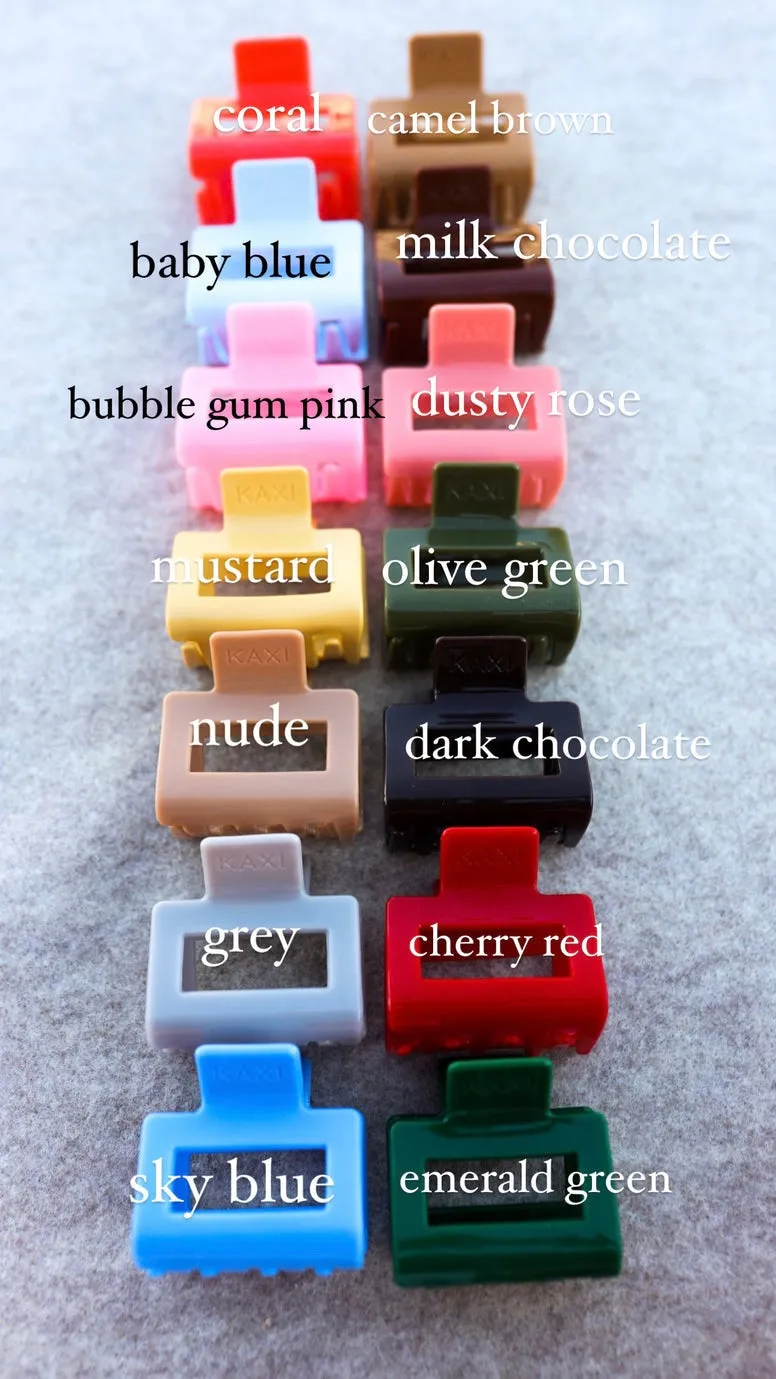kaxi acrylic square claws - solids