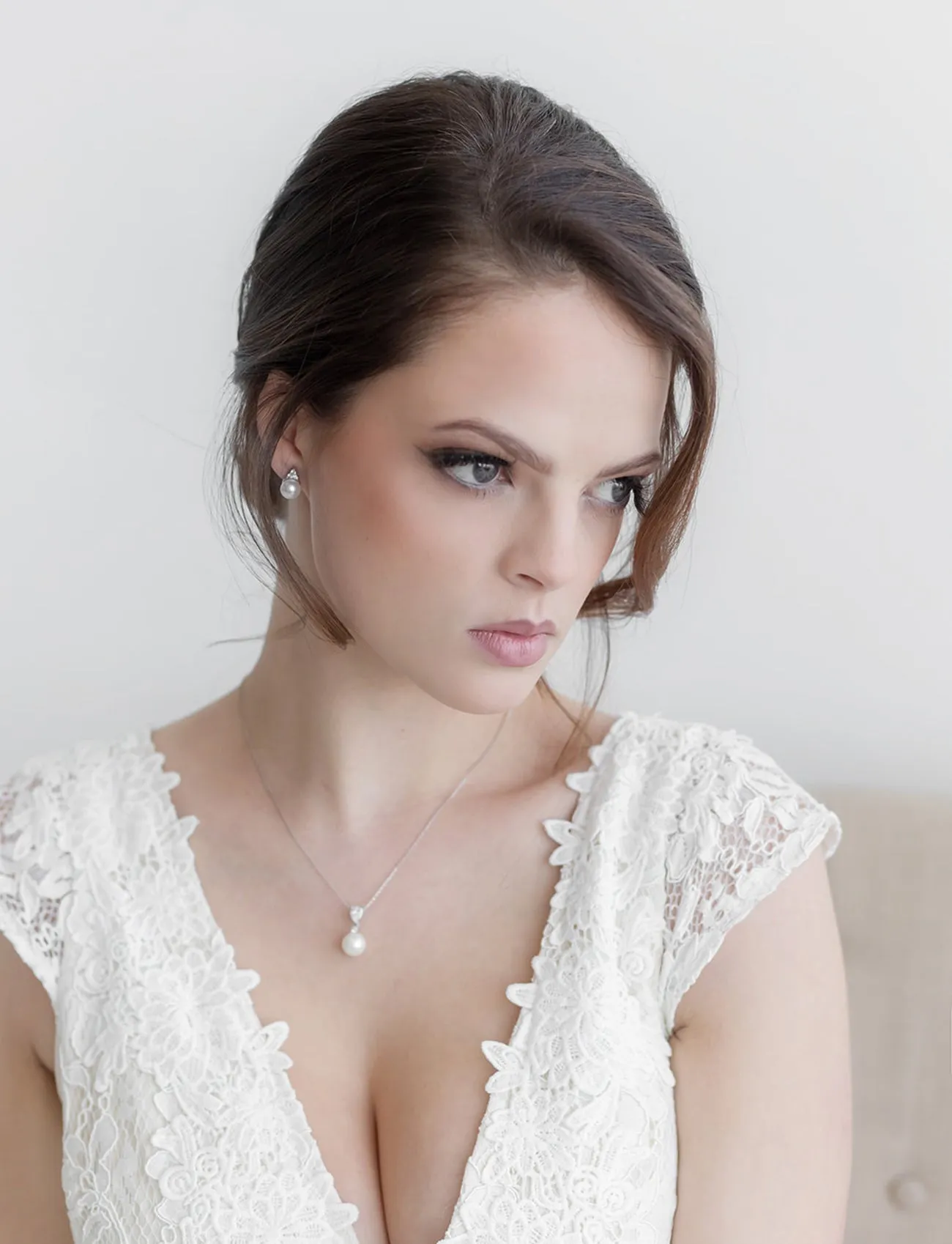 Madelyn Pearl Stud Bridesmaids Earrings