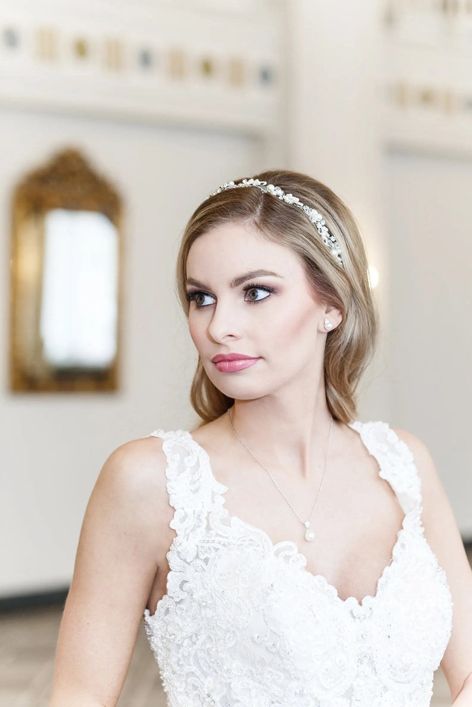 Madelyn Pearl Stud Bridesmaids Earrings