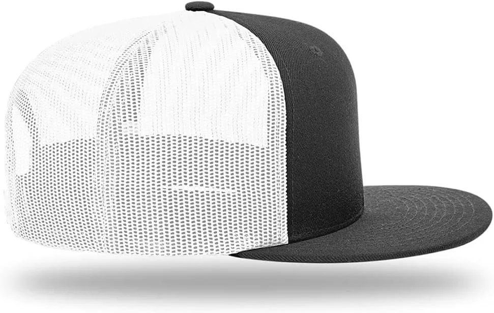 Our True God 70X7 Seventy Times Seven Flatbill Christian Trucker Hat - Adjustable Snapback Hat - Mesh Side for Casual Wear