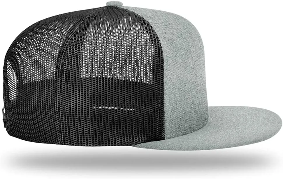 Our True God 70X7 Seventy Times Seven Flatbill Christian Trucker Hat - Adjustable Snapback Hat - Mesh Side for Casual Wear