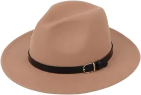 Pulcykp British Hat Men Women Imitation Woolen Winter Felt Hats Fashion Jazz Hat Chapeau khaki9 59-60CM