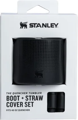 STANLEY Quencher Boot and Straw Cover Cap | Anti-Slip Silicone Protector for Tumbler with Handle | Accessory Set for Stainless Steel Drinking Cup | BPA-Free