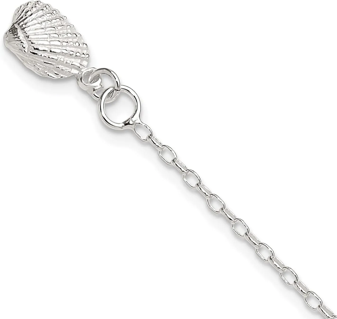 Sterling Silver Shell Anklet